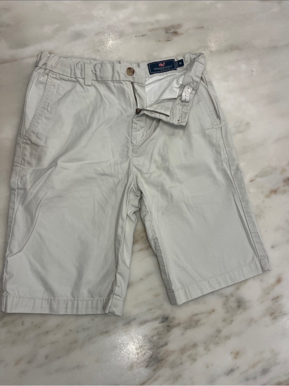 Vineyard Vines Light tan Flat Front Boy’s Shorts